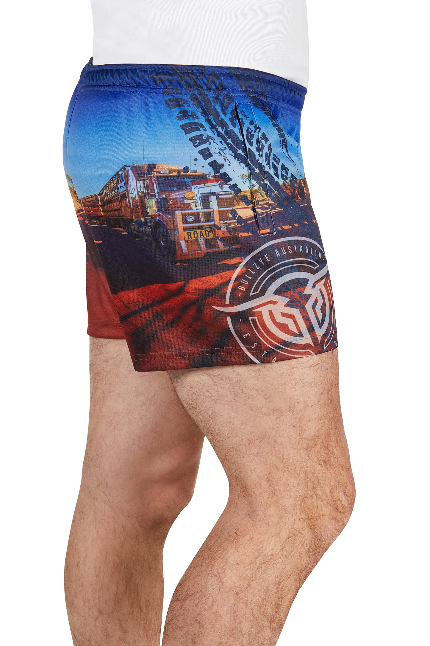 Bullzye Men’s Road Train Sports Short