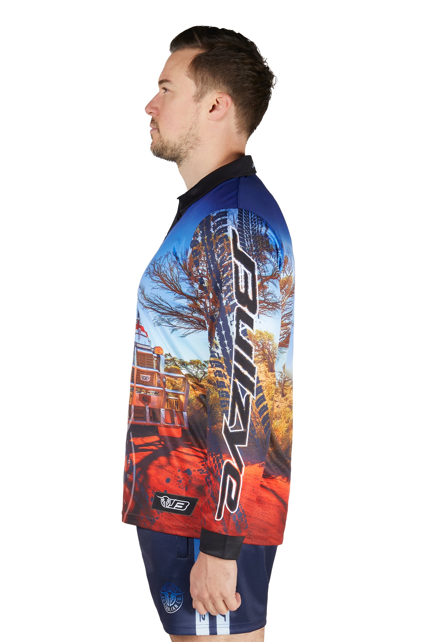 Bullzye Men’s Road Train Long Sleeve Tee