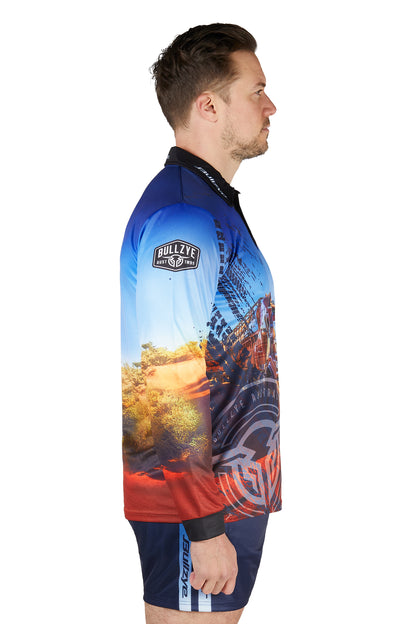 Bullzye Men’s Road Train Long Sleeve Tee