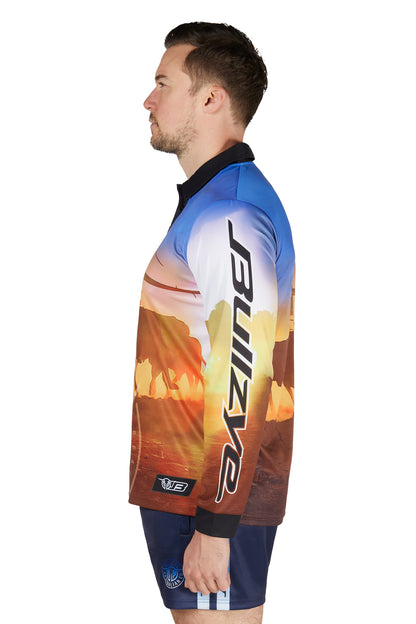 Bullzye Men’s Outback Long Sleeve Tee