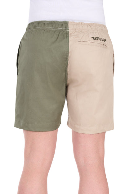 Bullzye Men’s Walter 2 Tone Short - Stone/Military