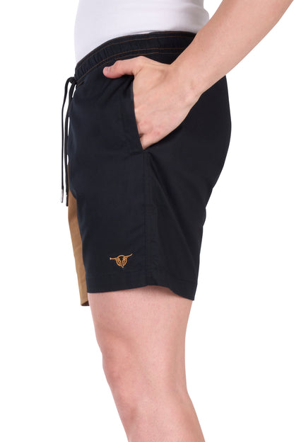 Bullzye Men’s Walter 2 Tone Short - Dark Tan/Black
