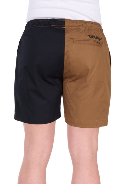Bullzye Men’s Walter 2 Tone Short - Dark Tan/Black