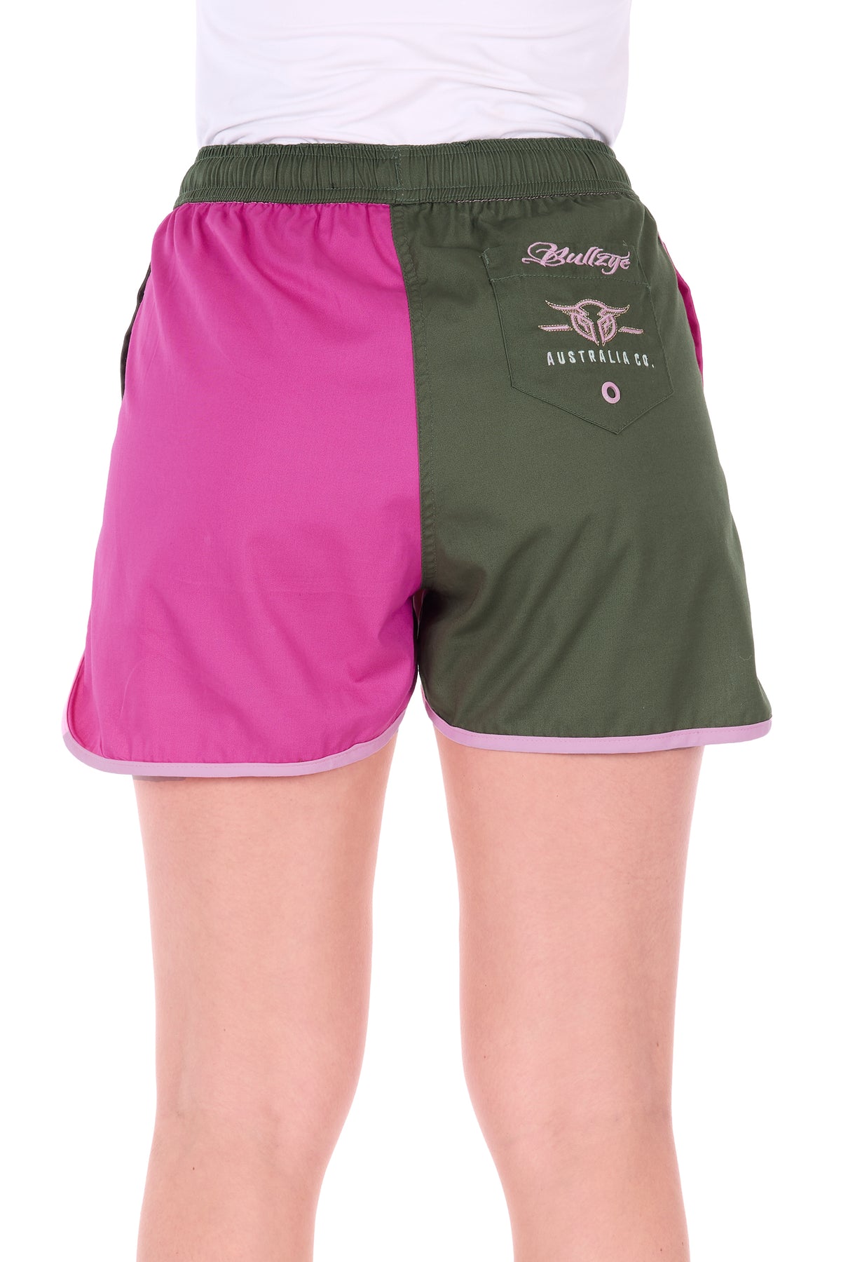 Bullzye Women’s Cody Short - Hot Pink / Sage
