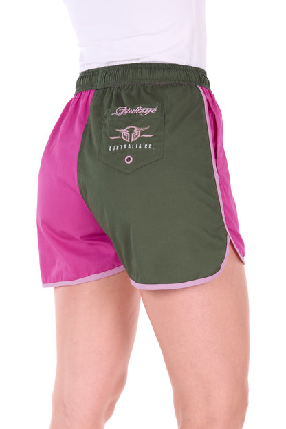 Bullzye Women’s Cody Short - Hot Pink / Sage