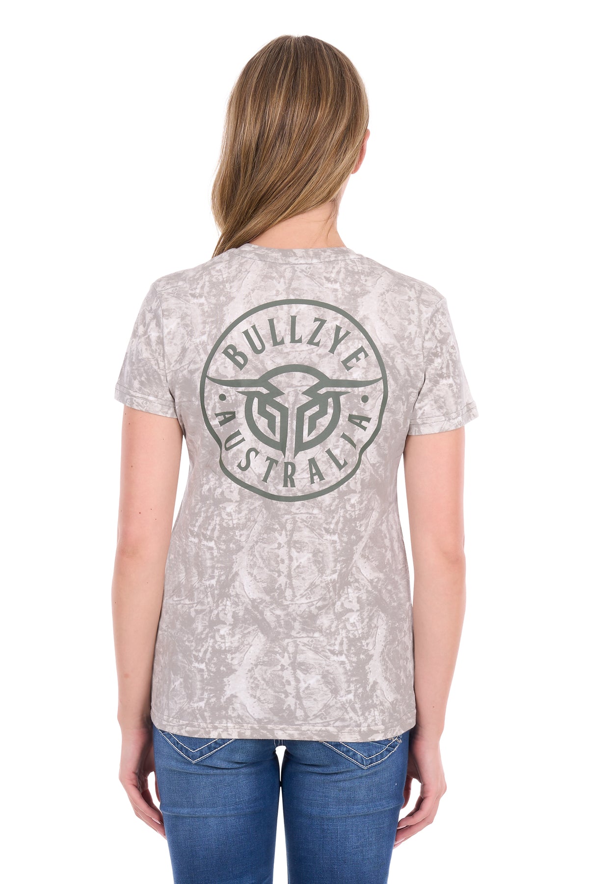 Bullzye Women’s Dusty V-Neck Short Sleeve Tee