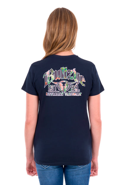 Bullzye Women’s Belle V-Neck Short Sleeve Tee