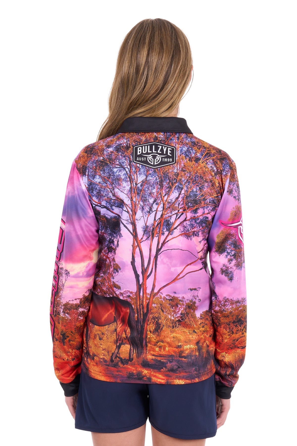 Bullzye Women’s Grazing Horse Long Sleeve Tee