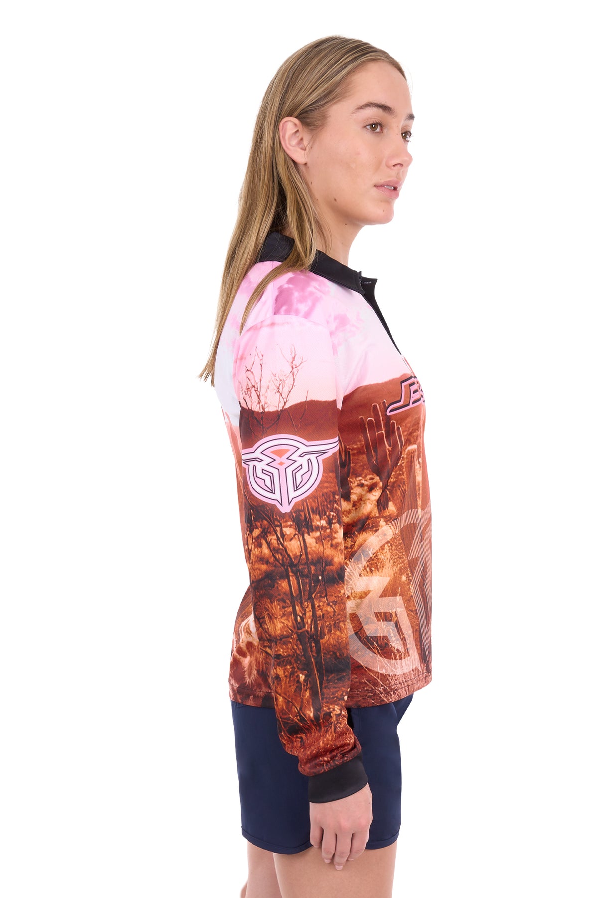 Bullzye Women’s Cactus Long Sleeve Tee