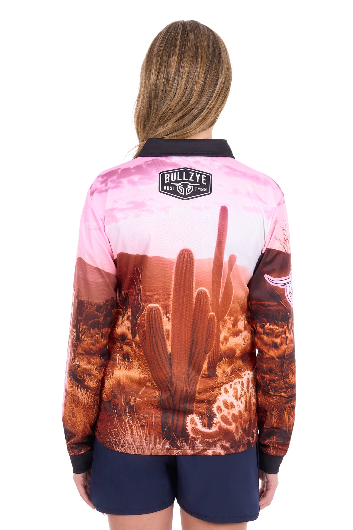 Bullzye Women’s Cactus Long Sleeve Tee