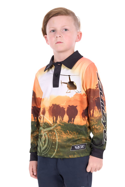 Bullzye Boy’s Orion Long Sleeve Tee