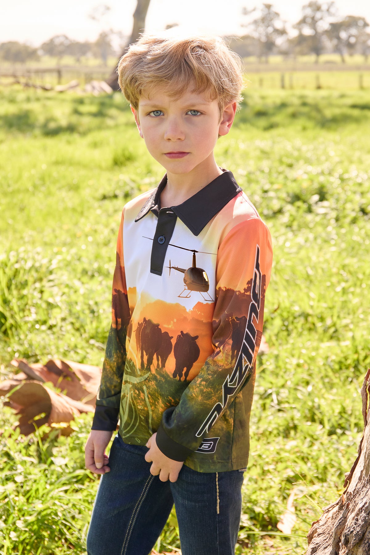 Bullzye Boy’s Orion Long Sleeve Tee