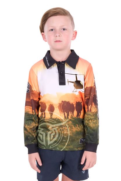 Bullzye Boy’s Orion Long Sleeve Tee
