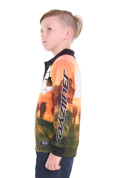 Bullzye Boy’s Orion Long Sleeve Tee