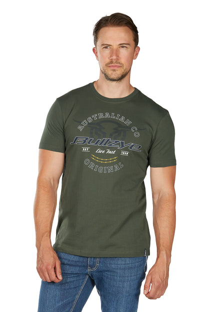 Bullzye Men’s Live Fast Short Sleeve Tee