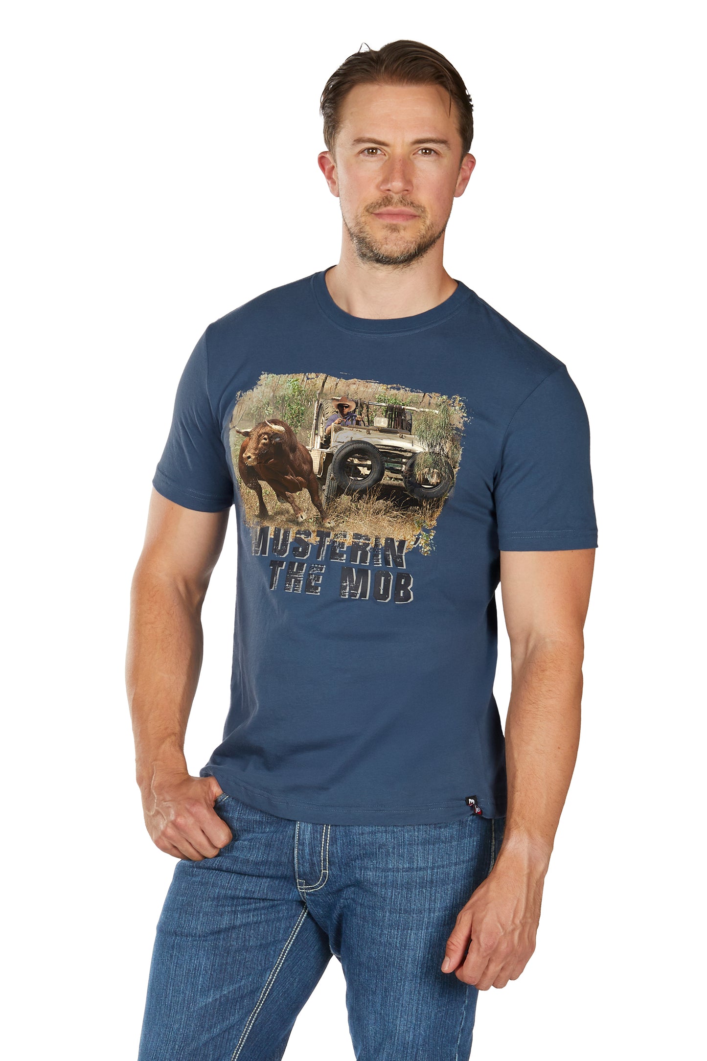 Bullzye Men’s Muster Short Sleeve Tee