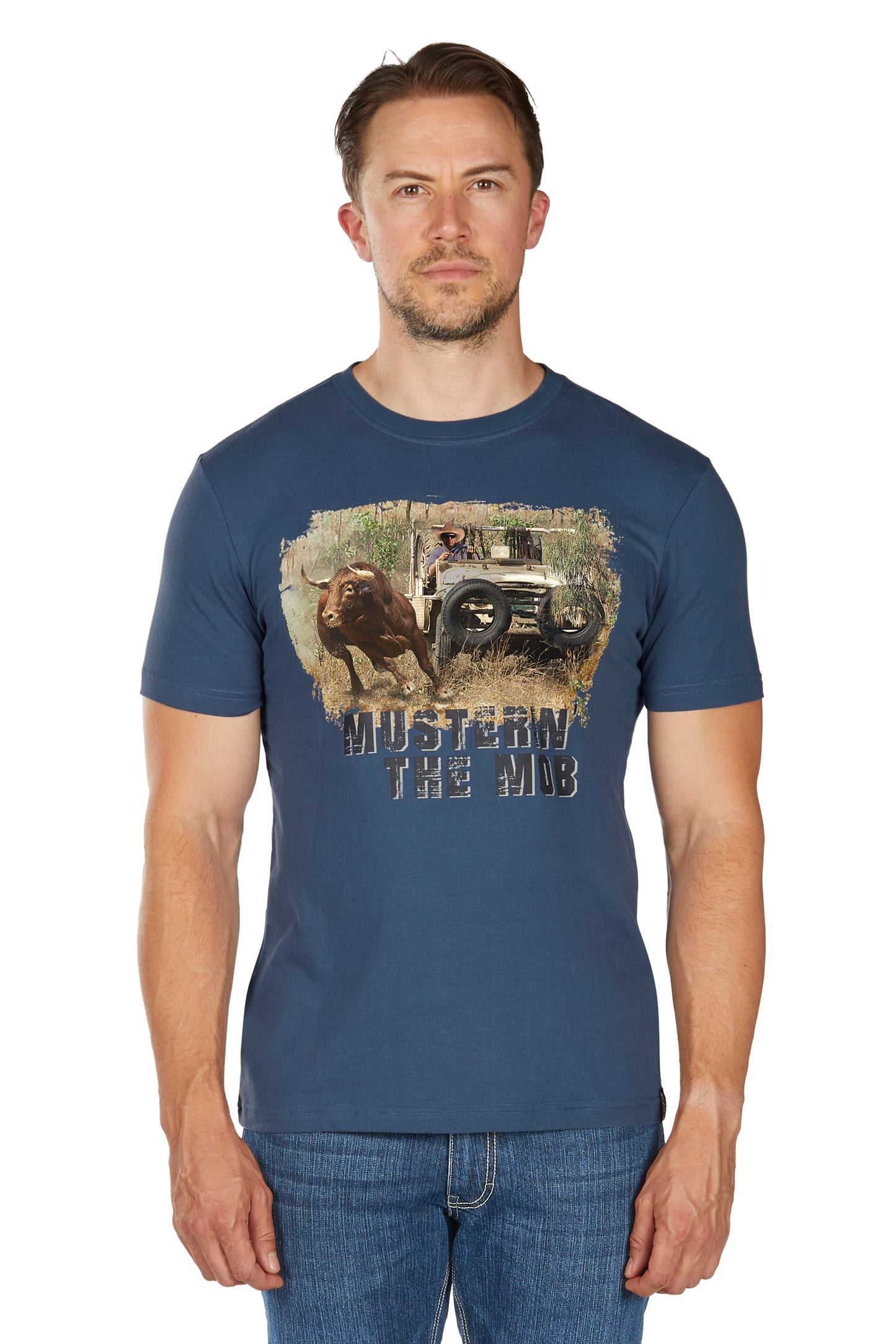 Bullzye Men’s Muster Short Sleeve Tee