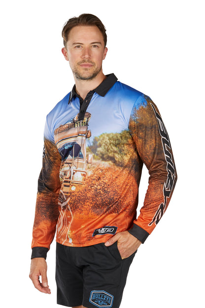 Bullzye Men’s Blazing Long Sleeve Tee