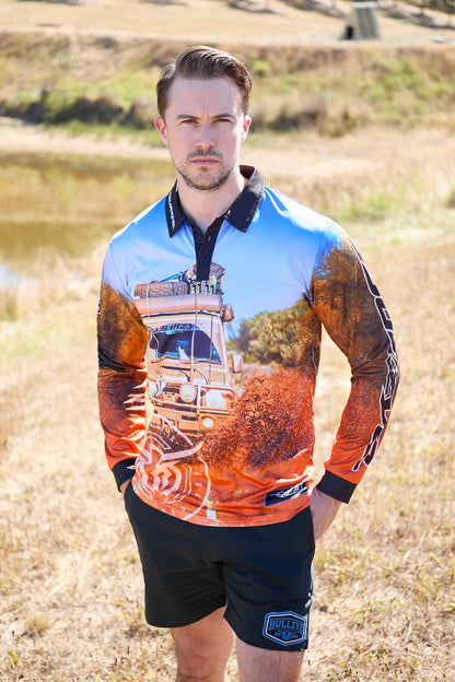 Bullzye Men’s Blazing Long Sleeve Tee