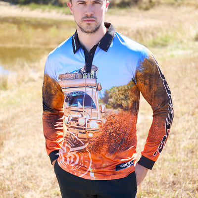 Bullzye Men’s Blazing Long Sleeve Tee