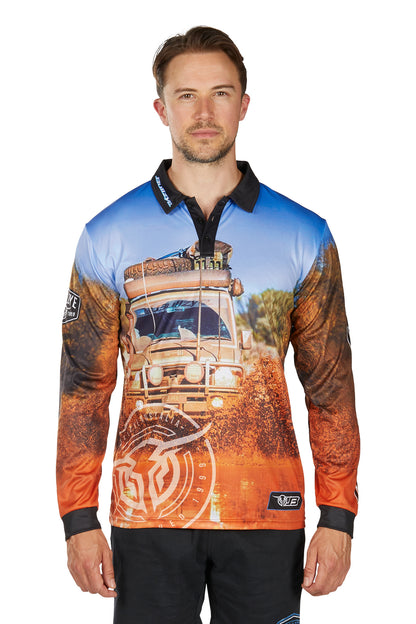 Bullzye Men’s Blazing Long Sleeve Tee