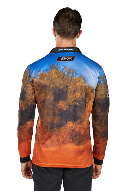 Bullzye Men’s Blazing Long Sleeve Tee
