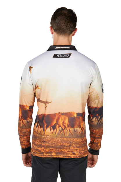 Bullzye Men’s Helicopter Long Sleeve Tee