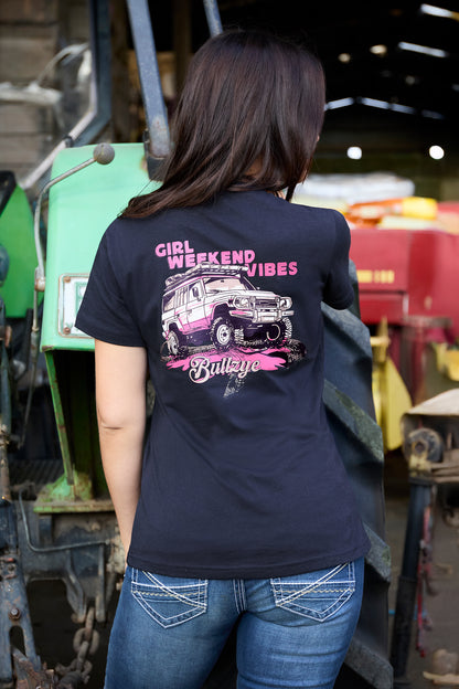 Bullzye Women’s Vibes Short Sleeve Tee