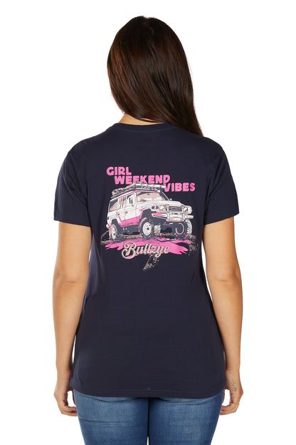 Bullzye Women’s Vibes Short Sleeve Tee