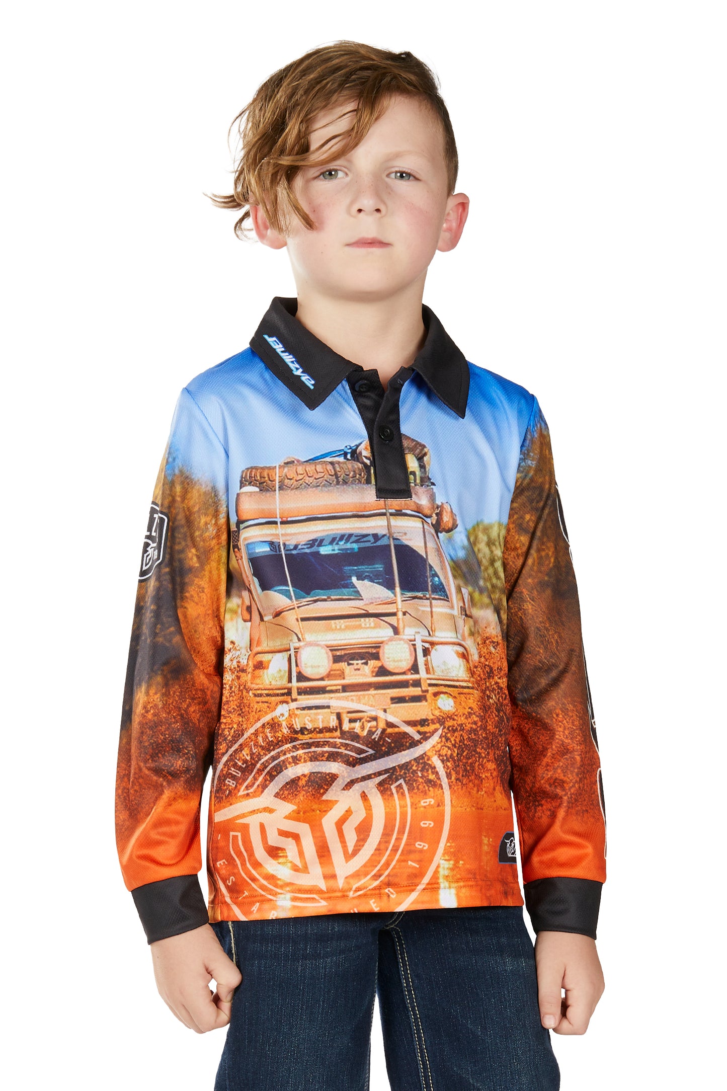 Bullzye Boy’s Blazing Long Sleeve Tee