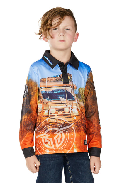 Bullzye Boy’s Blazing Long Sleeve Tee
