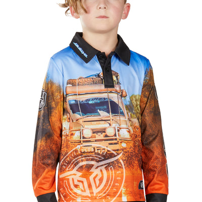 Bullzye Boy’s Blazing Long Sleeve Tee