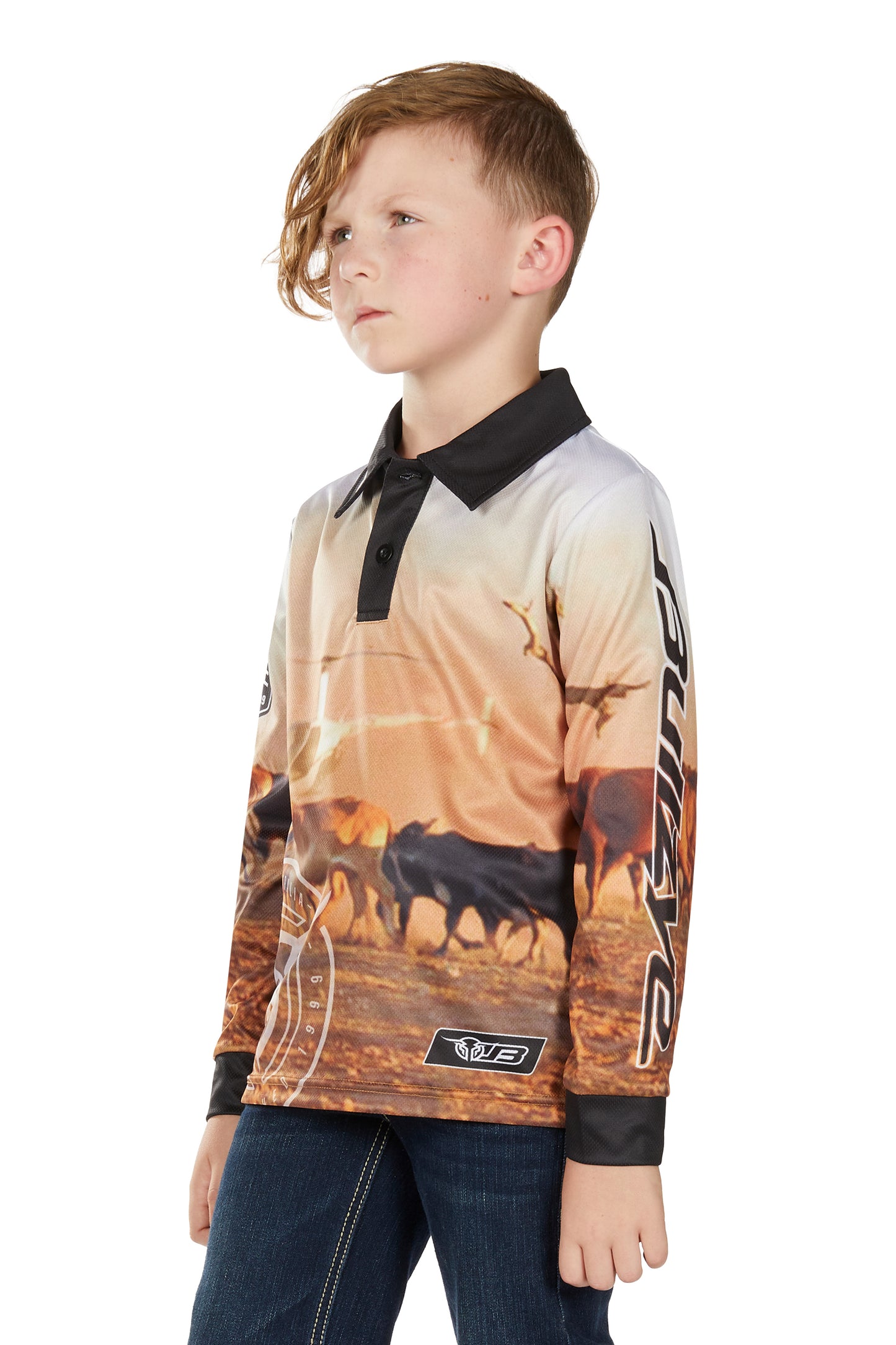 Bullzye Boy’s Helicopter Long Sleeve Tee