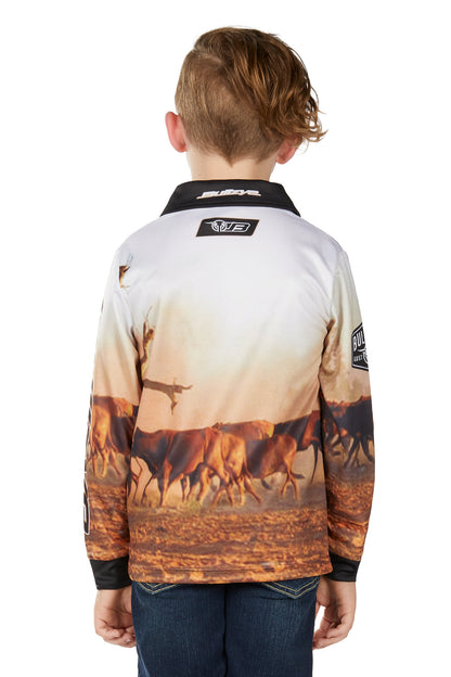 Bullzye Boy’s Helicopter Long Sleeve Tee