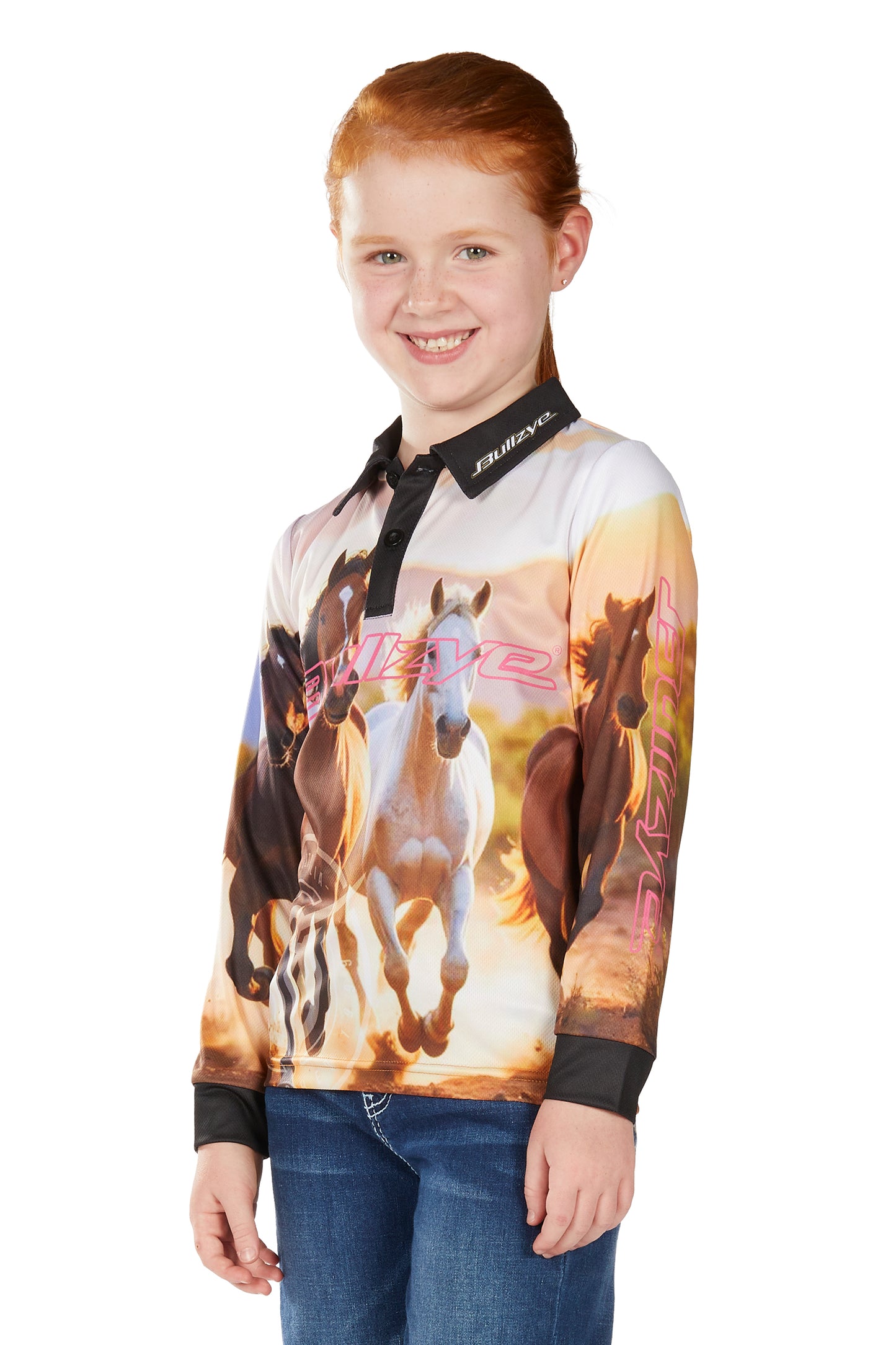 Bullzye Girl’s Gallop Long Sleeve Tee