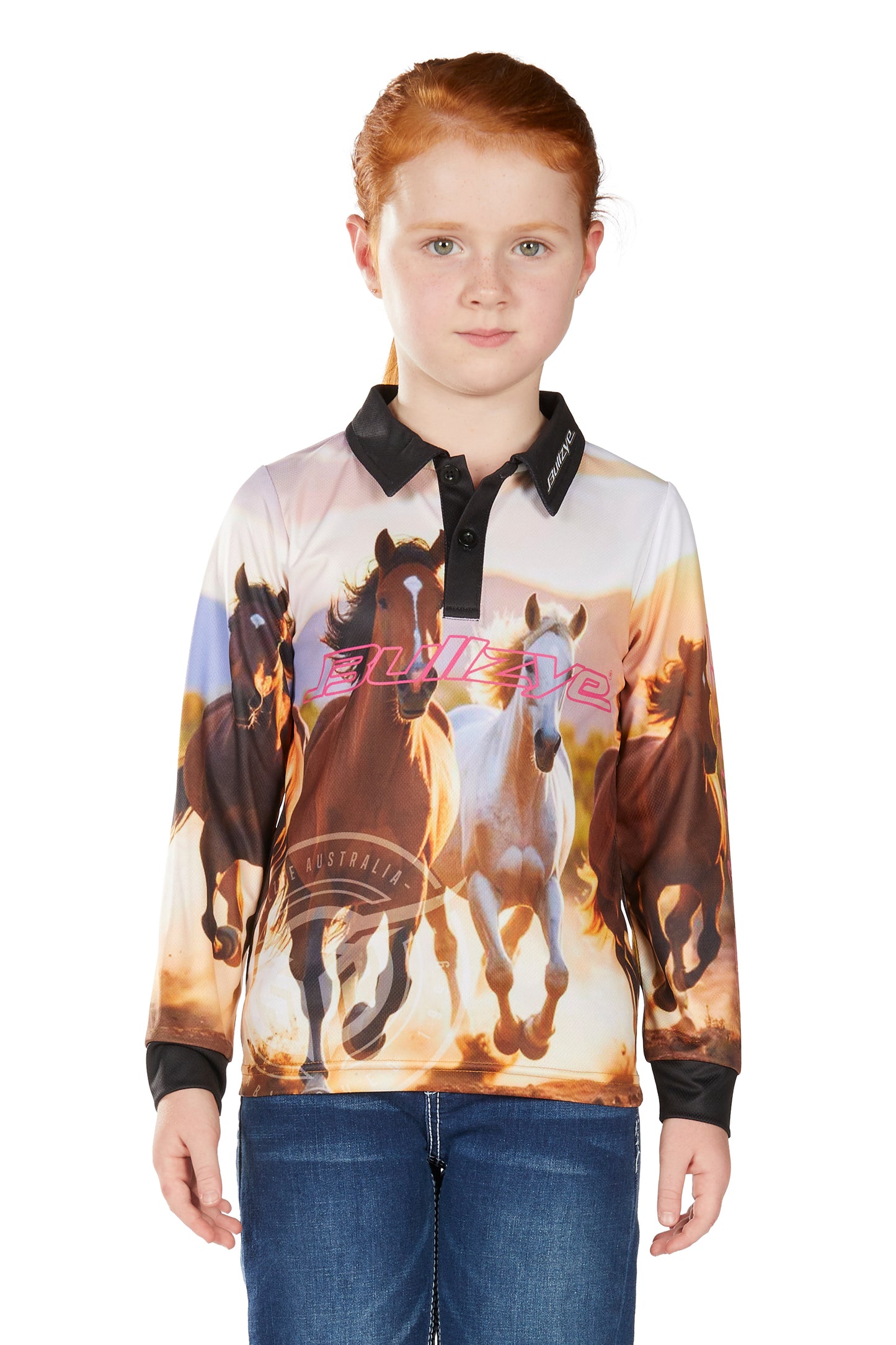 Bullzye Girl’s Gallop Long Sleeve Tee