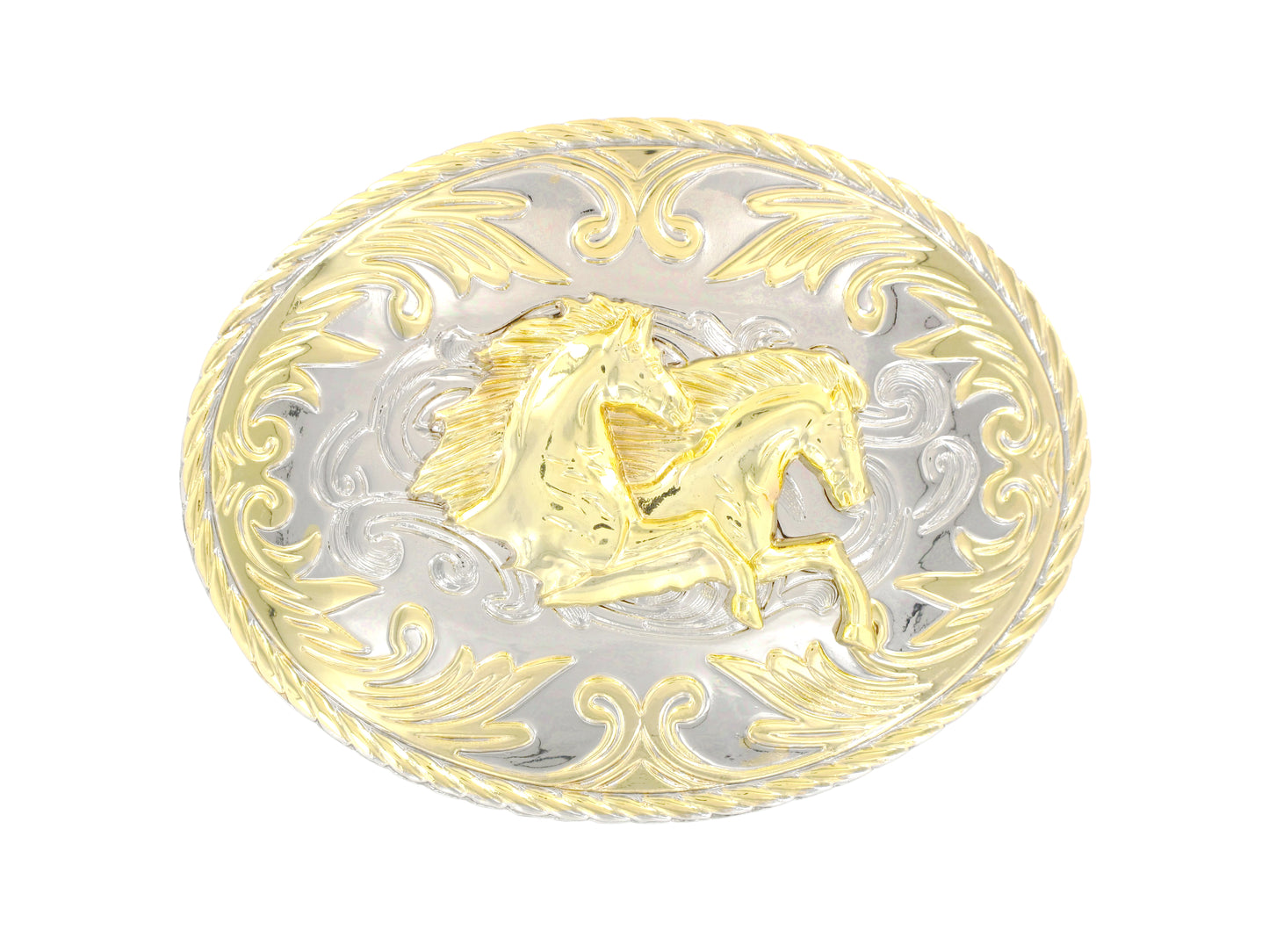 Tulmur Fancy Gold Horse Buckle