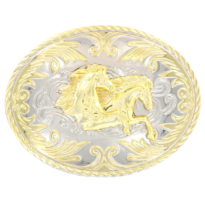Tulmur Fancy Gold Horse Buckle