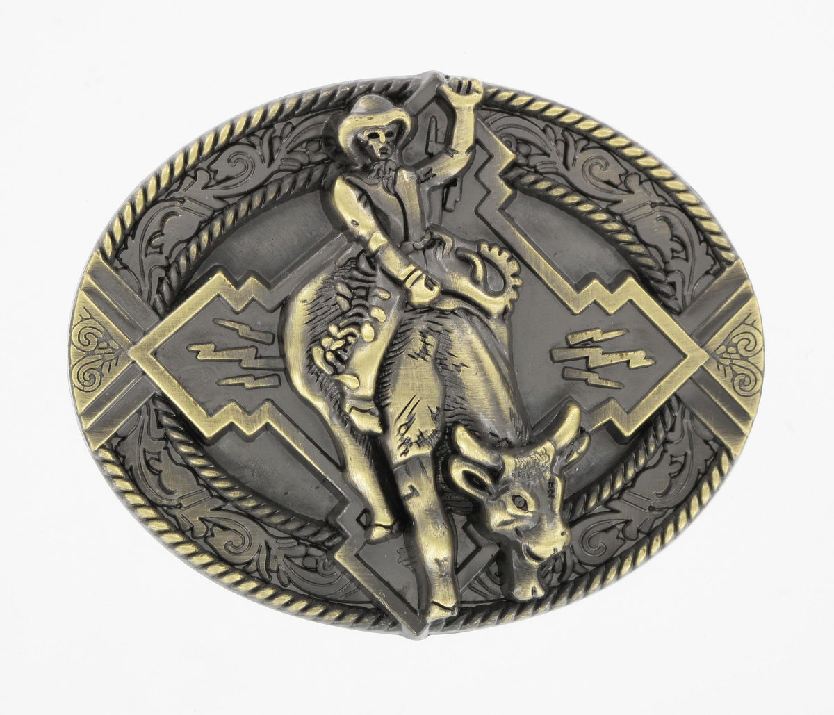 Tulmur Rodeo Rider Aztec Belt Buckle