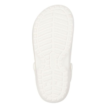 Crocs Unisex Classic Lined Clog - White Grey