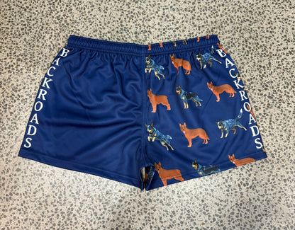 Backroads Footy Shorts Cattle Dog