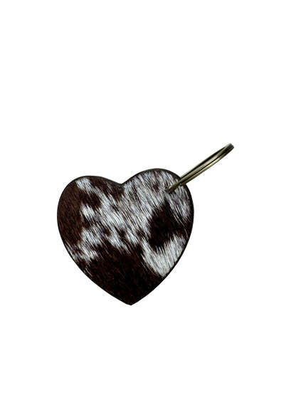 The Design Edge Buck Stitch Tooling Leather Heart Keyring – CA19