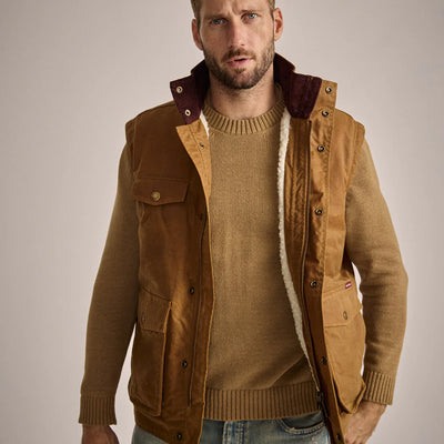 Drizabone Jumbuck  Oilskin Vest  - Limited Edition Sandstone
