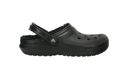 Crocs Unisex Classic Lined Clog - Black