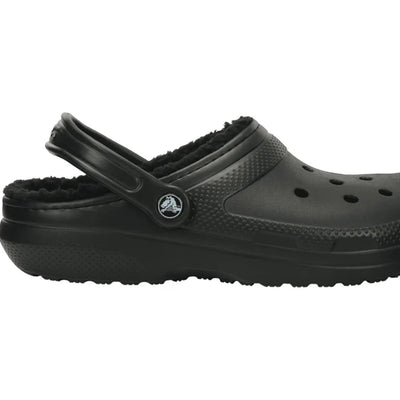 Crocs Unisex Classic Lined Clog - Black