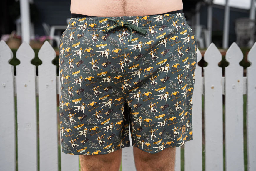 Crowbar - Iconic Chainsaw Board Short - Heritage Green