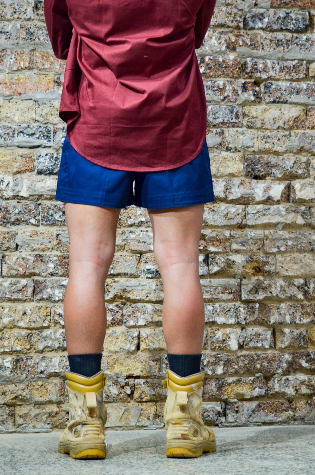 Crowbar Andy "Gone Bush" Shorts French Navy