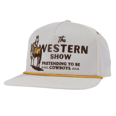 Sendero Western Show Cap - White