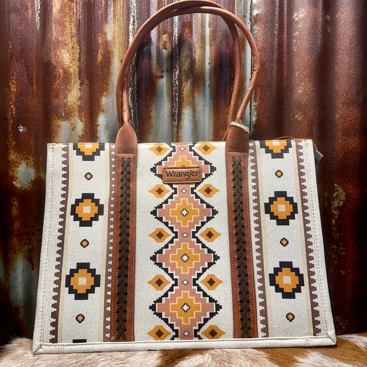 WRANGLER SOUTHWESTERN TOTE BAG
