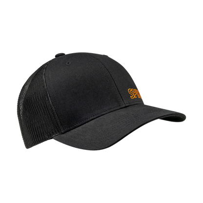 Spika Adult Go Trucker Snapback Cap - Black